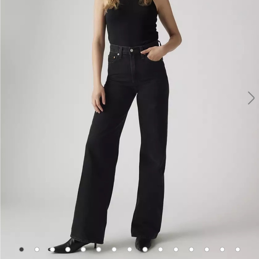 Levi’s Ribcage Wide Leg H223 Rosie Posie Jeans